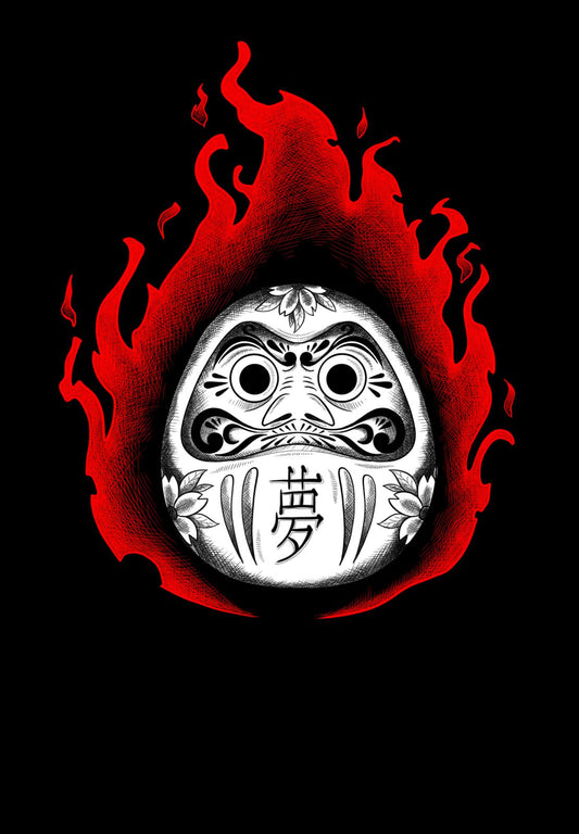 T-Shirt maniche corte oversize Daruma